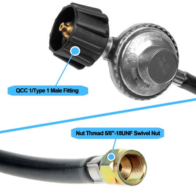 GrillAce length options highlight 6ft hose for larger grills and outdoor kitchens.