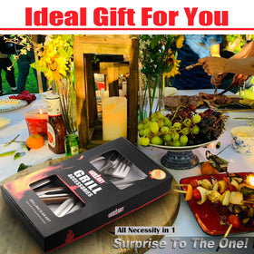 GRILLART 18inch gift-pack packaging-ready for dad or grill-loving friend