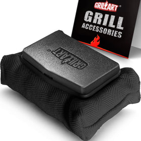 GRILLART bristle-free pad close-up for safer grill cleaning