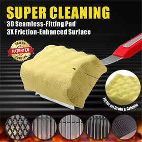 GRILLART dishwasher-safe cleaning pad makes post-cook cleanup quick and simple