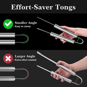 GrillART fork with secure grip for precise handling of foods