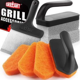 GRILLART griddle stone restores rusty griddles without scratching