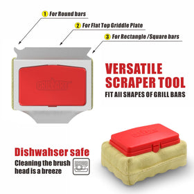 GRILLART built-in hanging hole facilitates storage after grilling