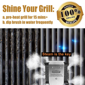 GRILLART Large hanging ring enables easy storage after use.