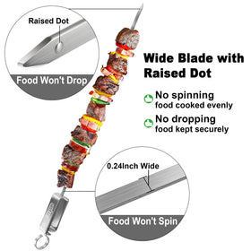 GRILLART large ring handle for easy handling with gloves during grilling