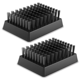 GRILLART replacement brush head pair ready for quick grill cleaning