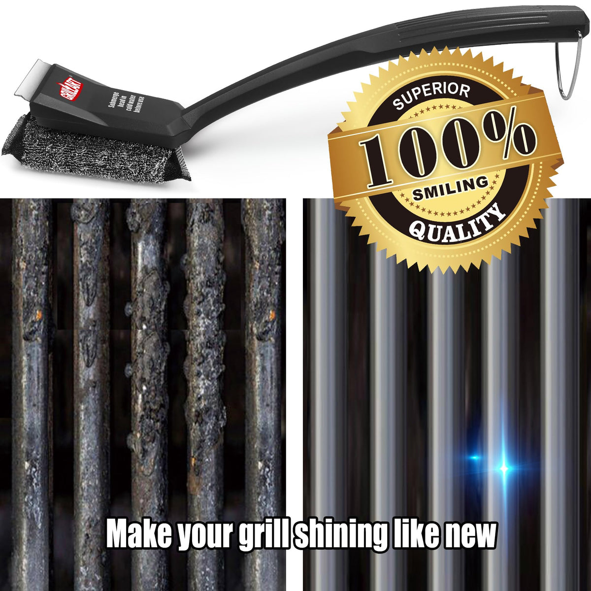 GRILLART replacement pad for easy maintenance and swift cleanup.