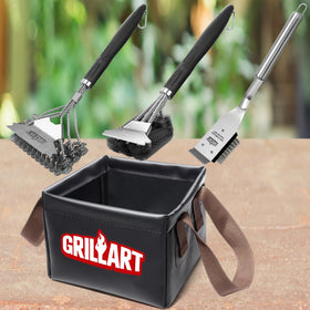 GRILLART reusable cleaning pad, dishwasher-safe for easy maintenance