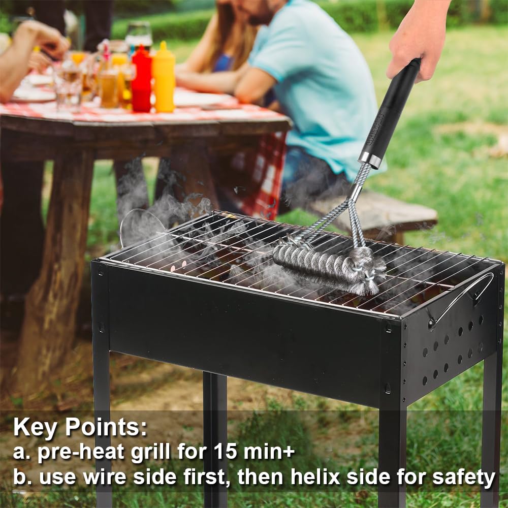 GRILLART 2-in-1 design helps prevent loose wires.