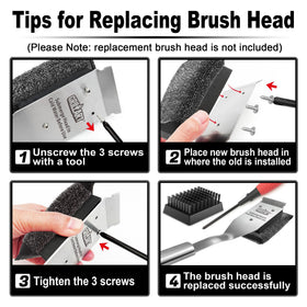 GRILLART steam-assisted cleaning helps loosen grime with hot water.