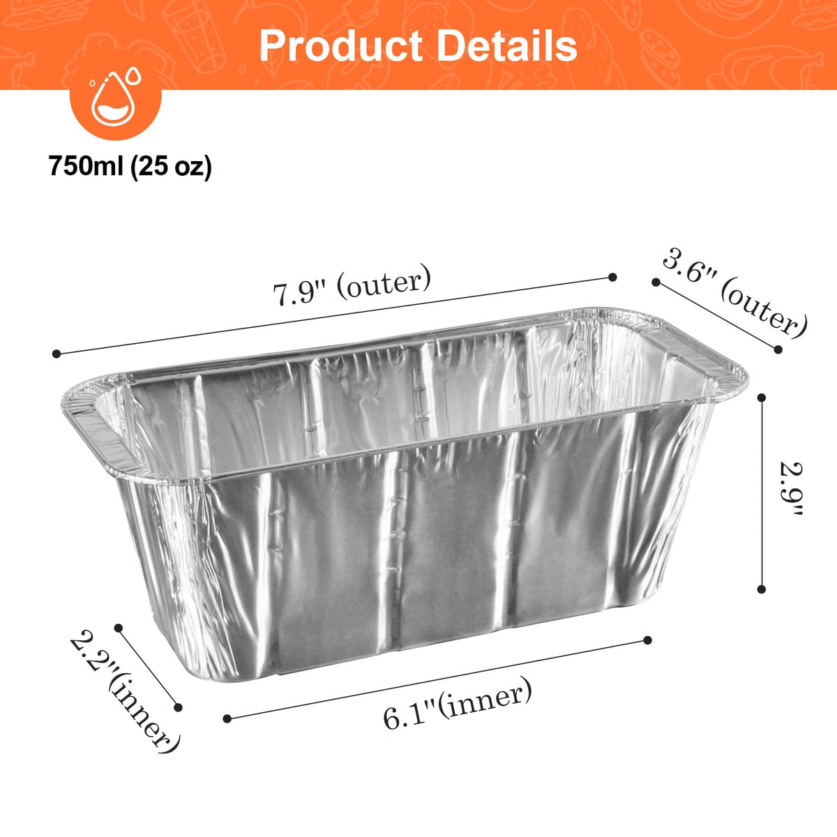 GrillChef aluminum drip trays for easy grease management