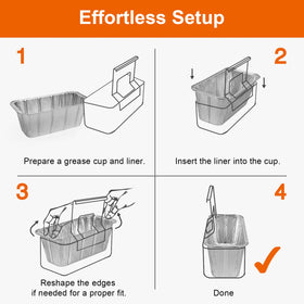 GrillChef multiuse trays for prep and storage beyond grilling