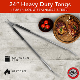 Grille Perfect 1mm stainless steel construction withstands high flame temperatures.