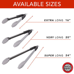 Grille Perfect push-pull locking ring for easy storage.