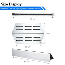 Grillflame Genesis E330 burner tubes ensure uniform flame across the grate