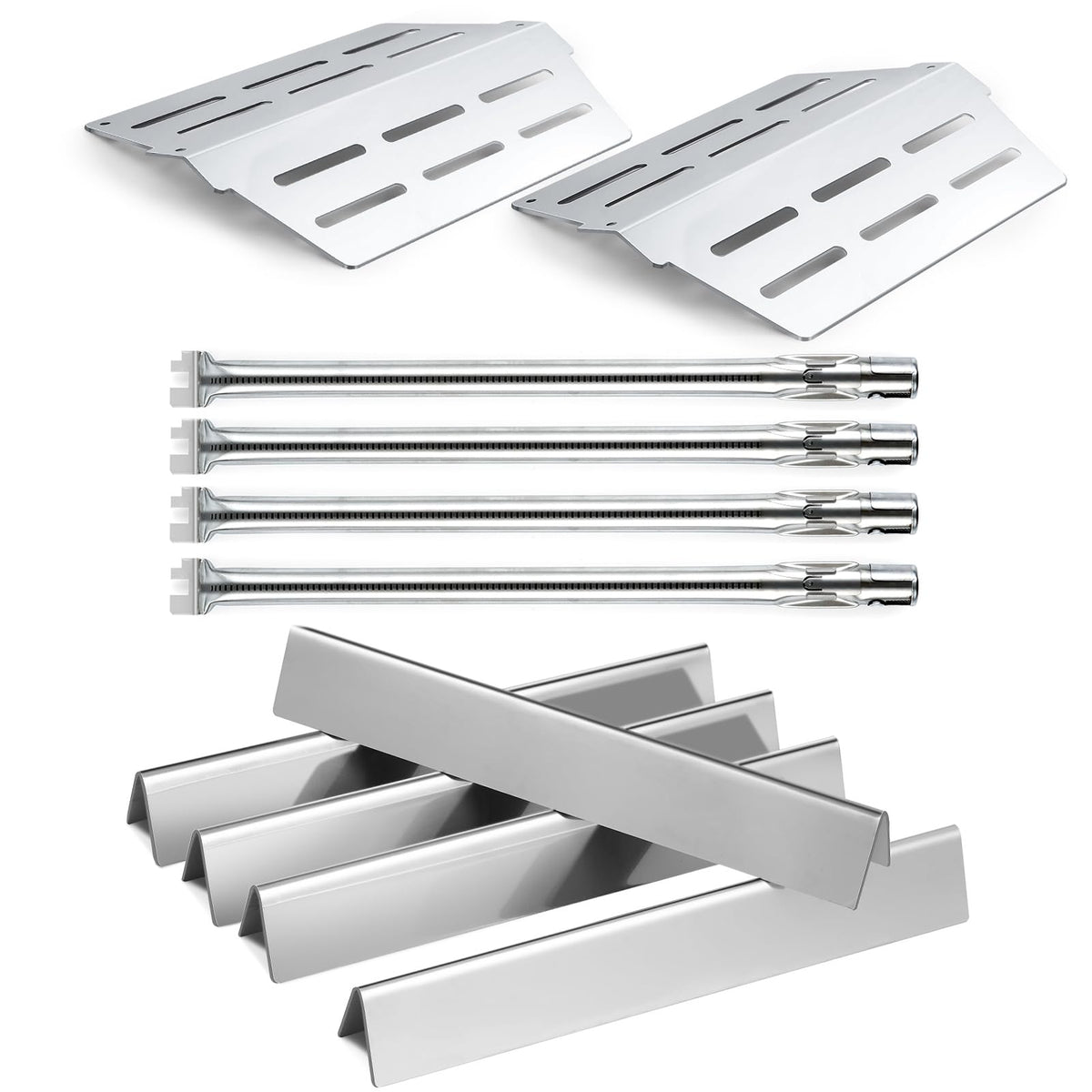 Grillflame Genesis E330 flavorizer bars deliver even heat and smoky flavor