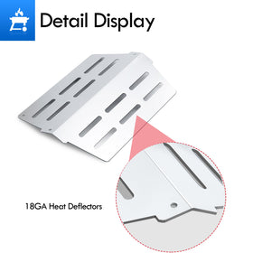 Grillflame Genesis E330 stainless steel parts resist rust and clean easily