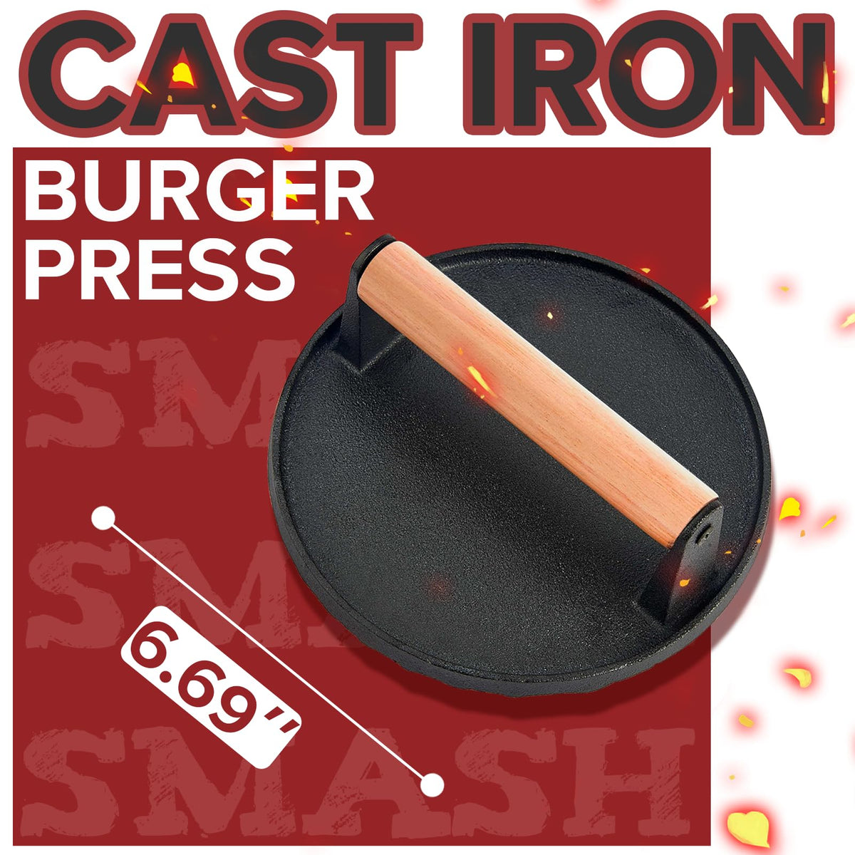 Grilliance hamburger press patty maker shapes consistent patties for quick burgers