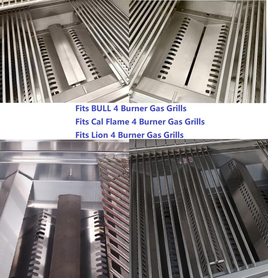 GRILLJOB Lion 4-burner compatibility kit with steady flame