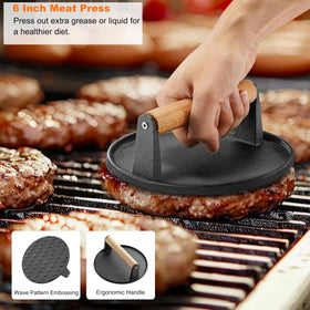 Grilljoy griddle turner with ergonomic handle for easy lifting