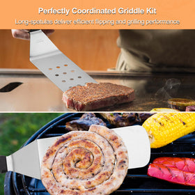 GrillJoy silicone oil paper roll prevents sticking and preserves food integrity.