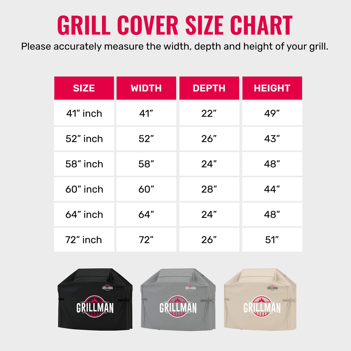 Grillman UV-resistant coating minimizes color fading under strong sun