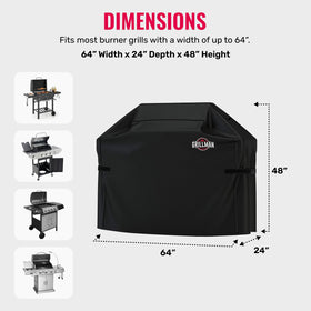 Grillman waterproof easy-clean design makes maintenance quick after grilling.