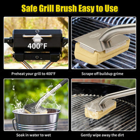 GrillSpesoX compatible with porcelain, ceramic, cast iron, and stainless steel grates