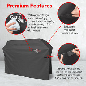 Close-up stitching shows durable, tear-resistant fabric.