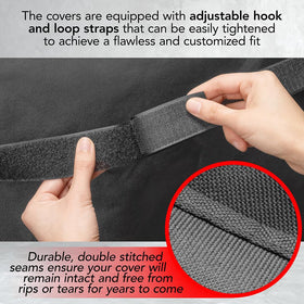 GrillTough easy-cleaning hose rinse for quick maintenance after grilling.