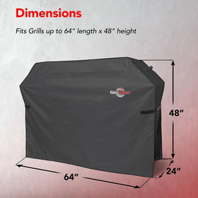 GrillTough waterproof vinyl coating close-up shows durable protection.