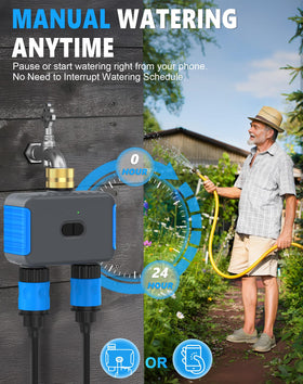 Grillum WiFi Sprinkler Timer quick installation setup guide