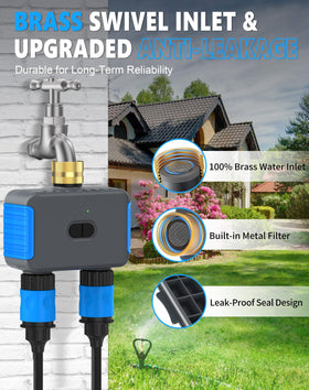 Grillum WiFi Sprinkler Timer voice control with Alexa and Google Assistant