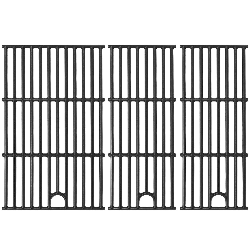 Grimate cast iron grill grate, 17-inch small left section, for even searing.