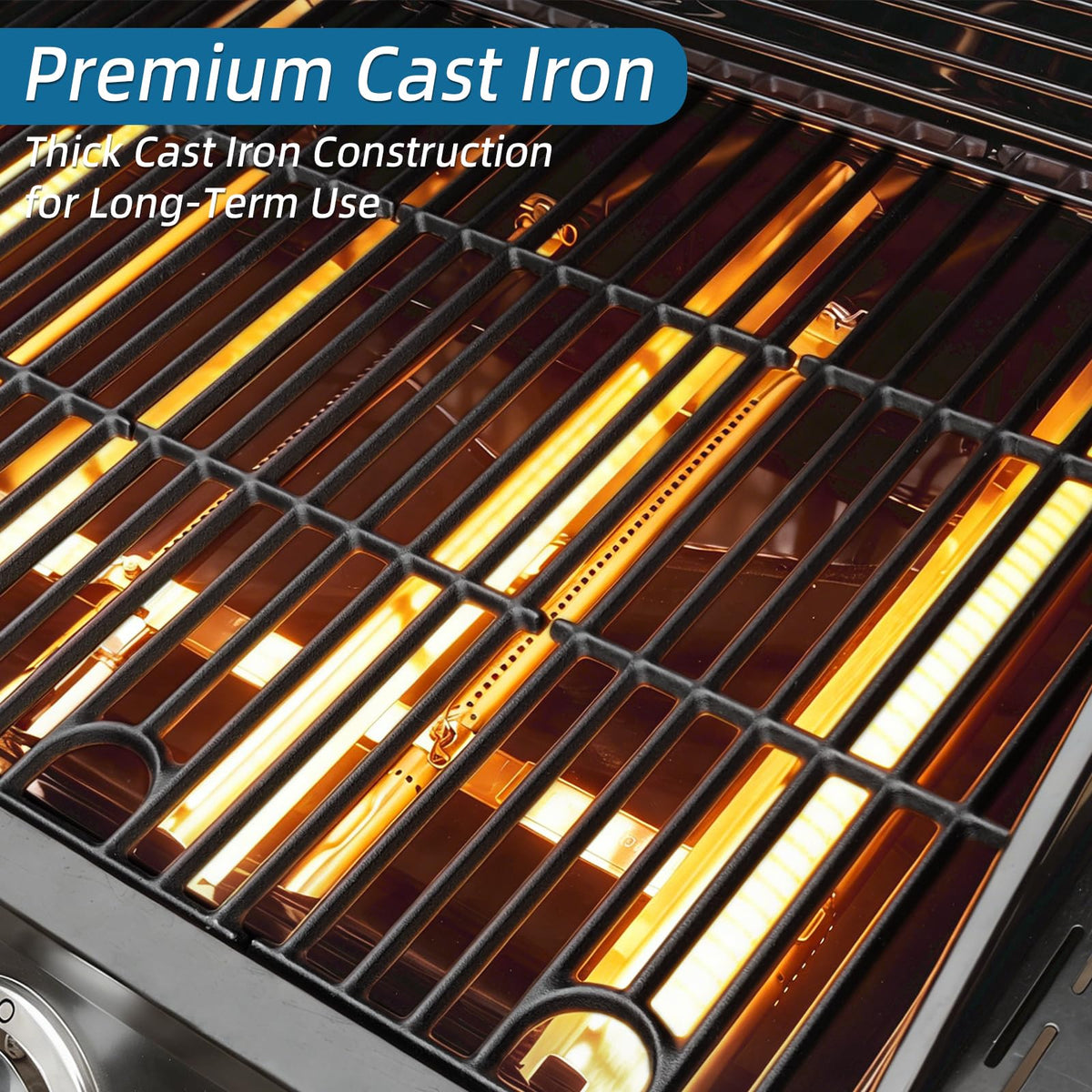 Grimate compatibility guide image showing fit with Char-Broil models.