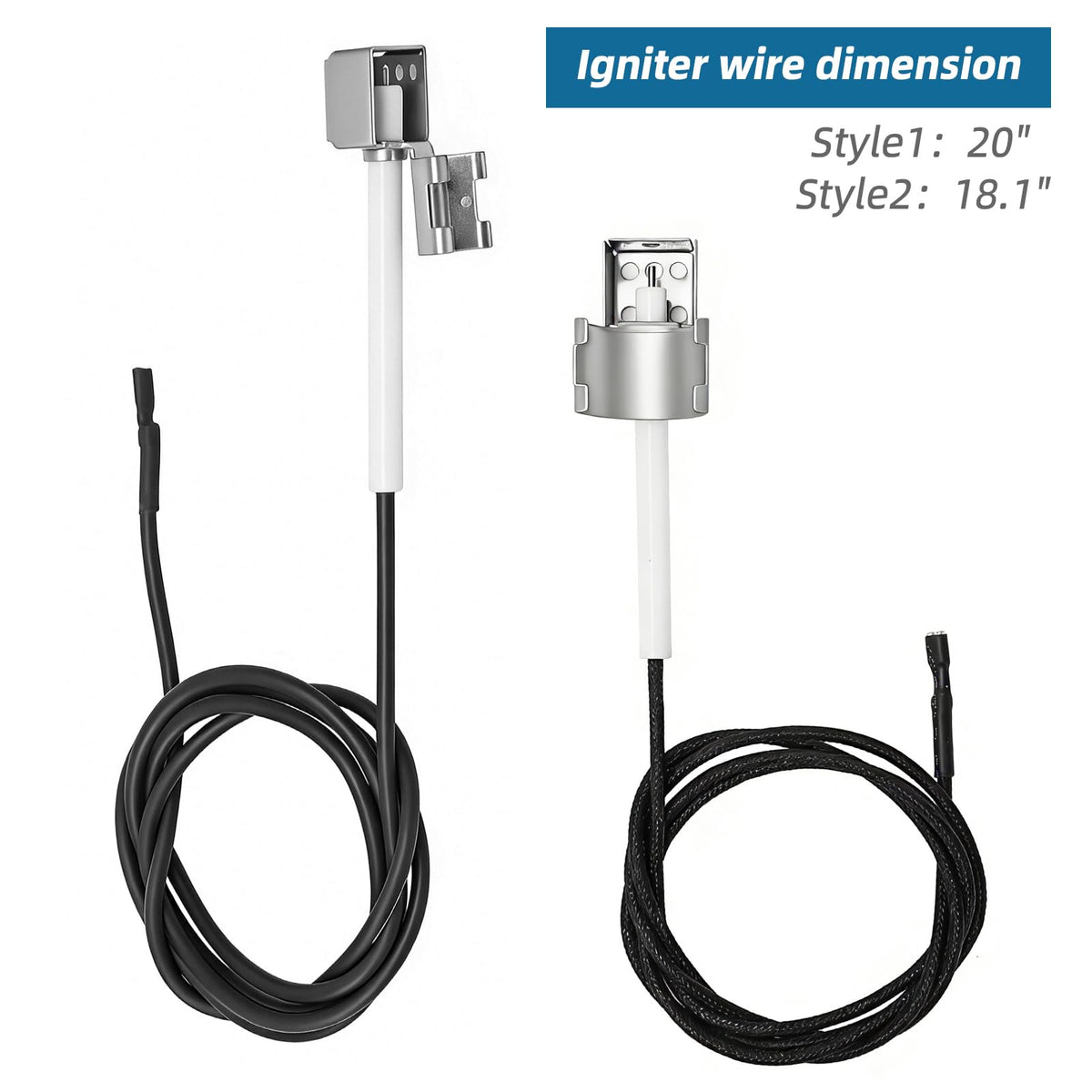 Grimate dual-outlet push-button igniter for easy lighting