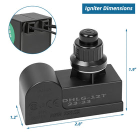 Grimate igniter wire 18-1 inch length designed for quick spark