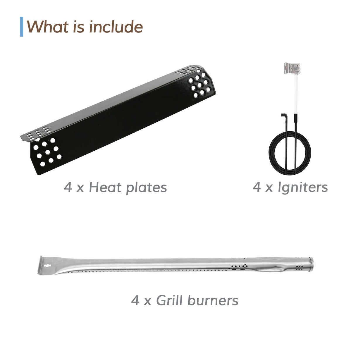 Grimate Nexgrill installation friendly design saves time during replacement.
