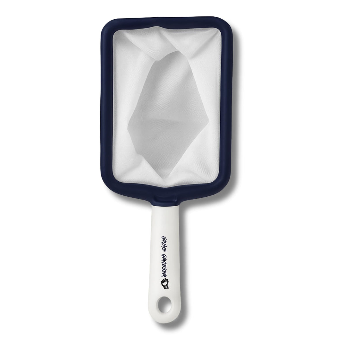 Grime Gripper spa net aids easy debris cleanup after soaking.