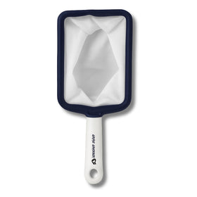 Grime Gripper spa net aids easy debris cleanup after soaking.
