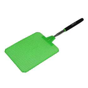 GRIP fly-swatter closed with secure rubber grip for easy storage.