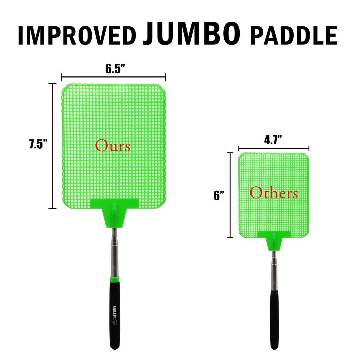 GRIP fly-swatter in use during pest control in a workshop.