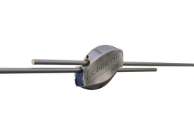 Close-up of GRIPPLE medium ceramic roller highlights durable, corrosion-resistant performance.