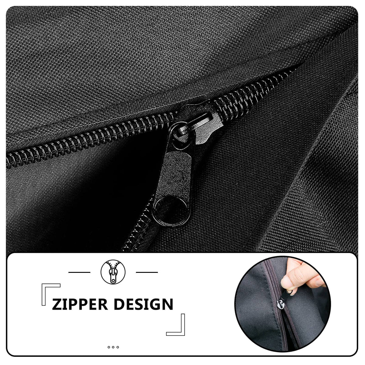 GRISUN 5482 buckle straps securing griddle cover in windy conditions