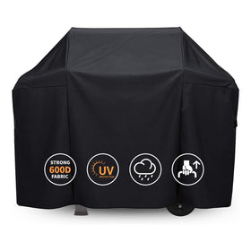 GRISUN 7139 grill cover on Weber Spirit grill provides all-weather protection