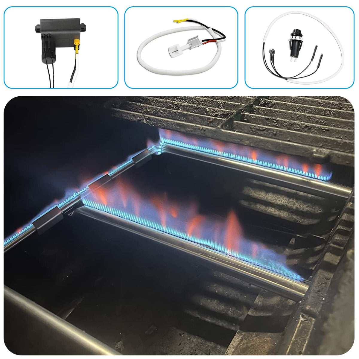 Grisun 7642 igniter electrodes for easy replacement and longevity