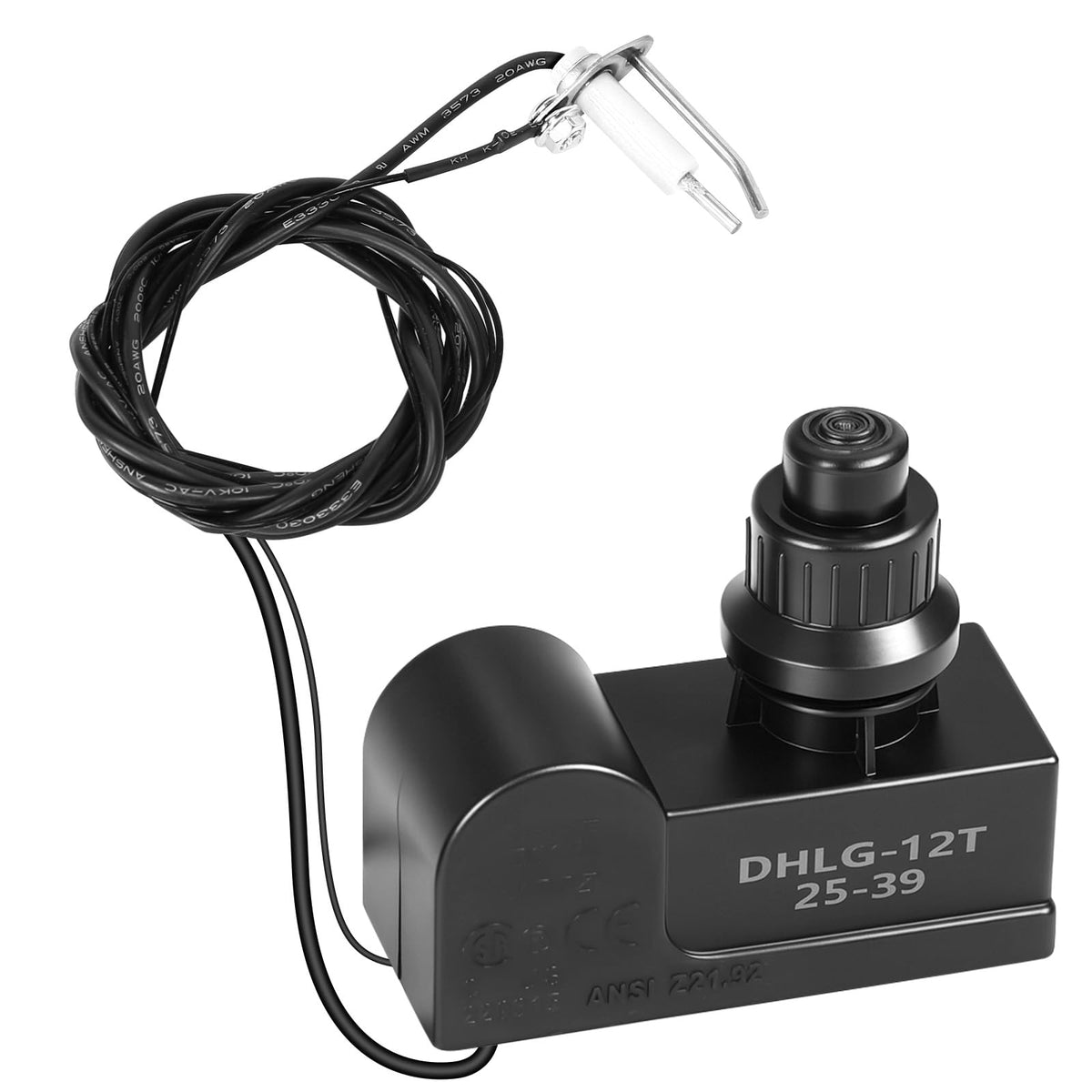 GRISUN fire pit igniter with push-button ignition for quick lighting.