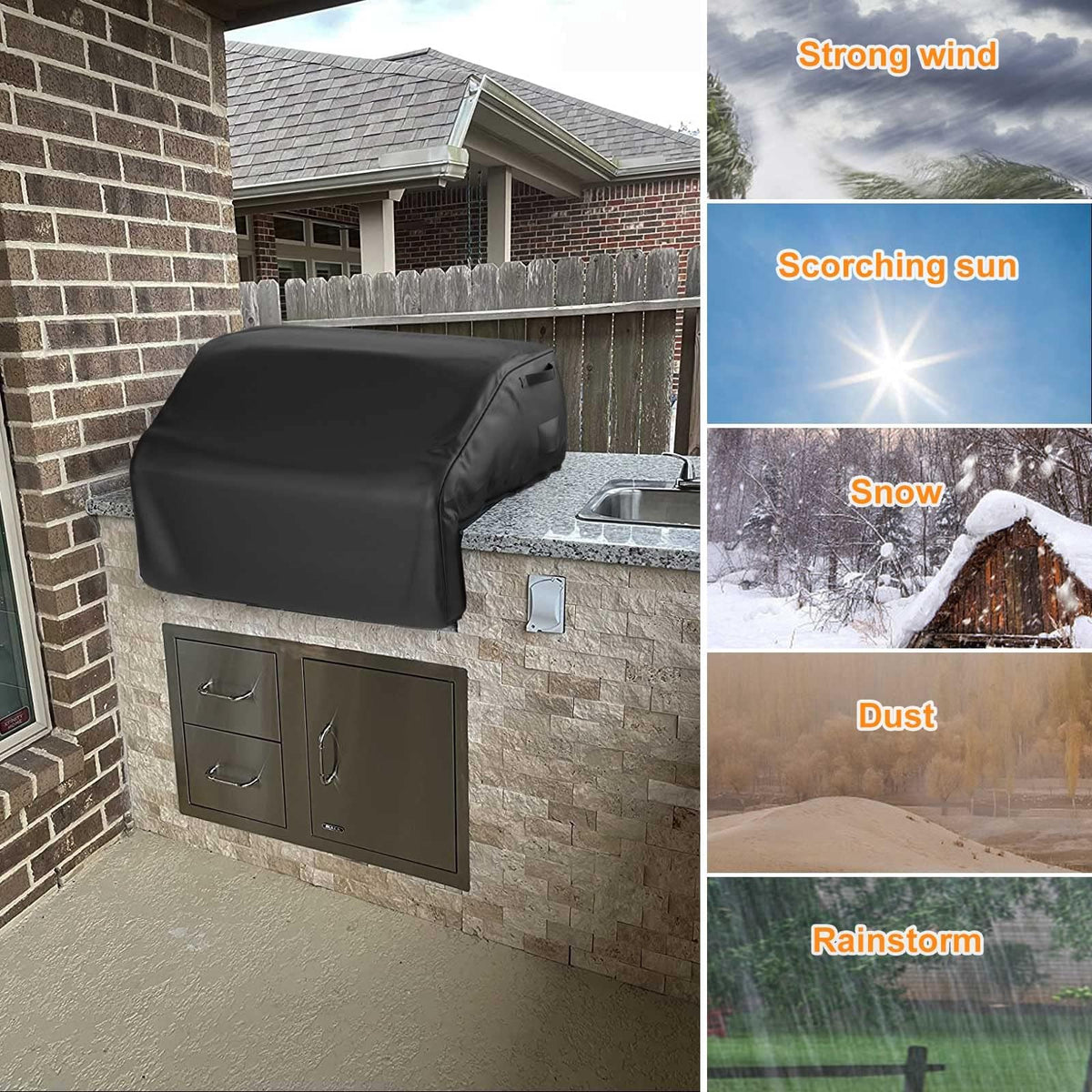 GRISUN air-vent design helps reduce moisture buildup