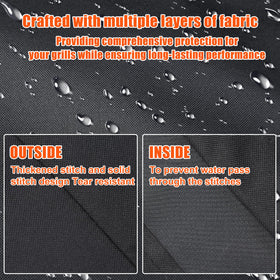 Grisun cover with reinforced stitching for anti tear performance and longevity.