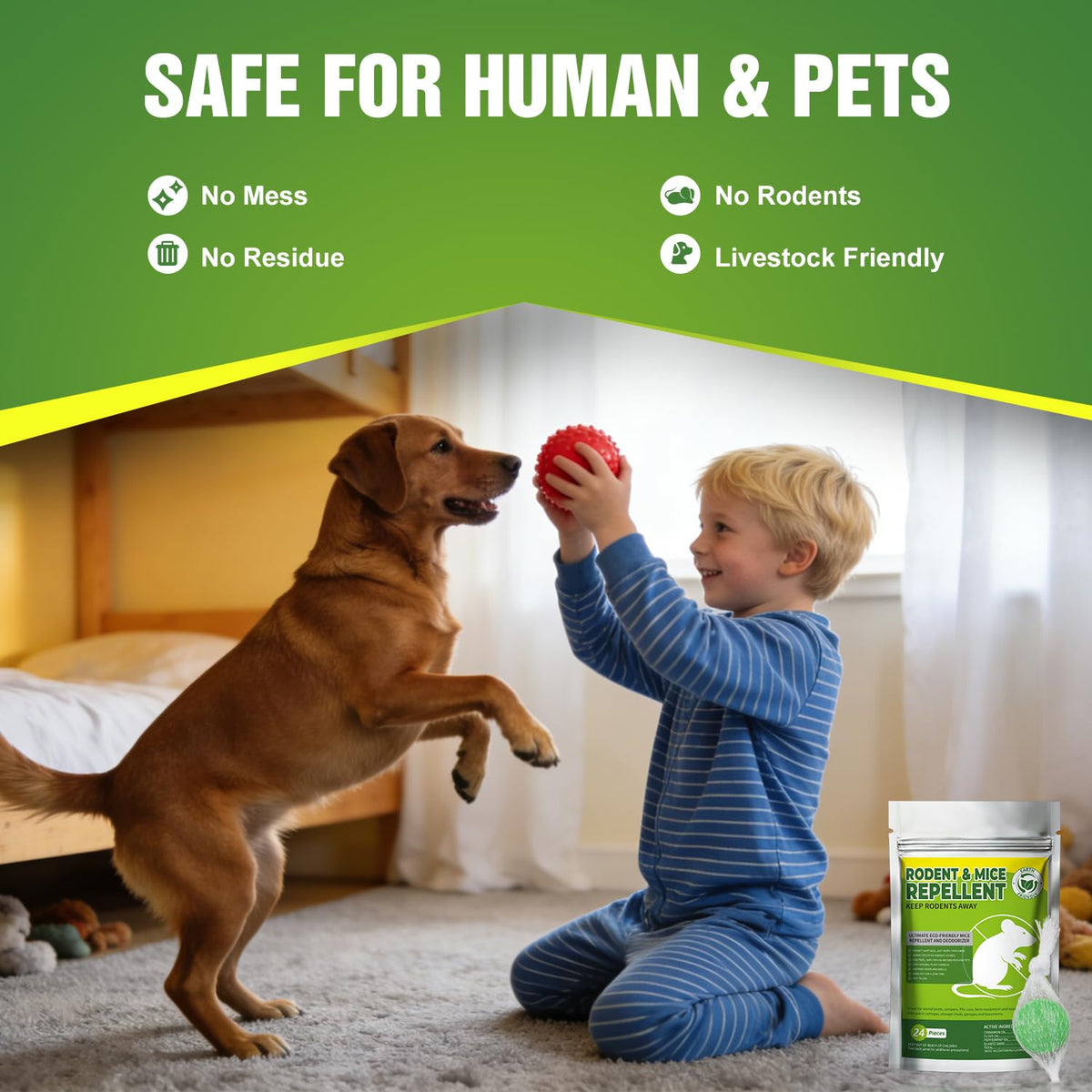GRLEP long-lasting scent covers up to 145 sq ft.